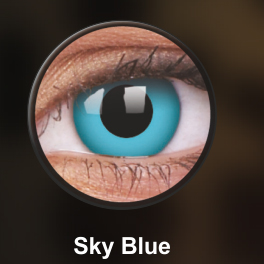 Crazy Lenses One Day/ colourVUE / SKY BLUE /  2 Φακοί
